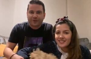 Llega la cigüeña al hogar del gobernador de Cundinamarca Nicolas García.