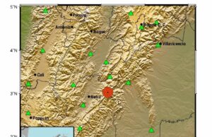 Temblor se siente en Bogotá y Huila