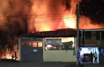 Incendio en Cota en Cundinamarca en la madrugada de hoy ya fue controlado