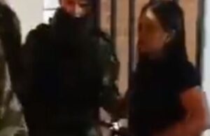 Mujer borracha le dio una cachetada a soldado porque no se le permitió el ingreso a unidad militar