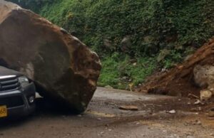 Cerrada la vía Bogotá Mesitas por accidente