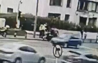 Video: se conoce la grabación del momento de la balacera del día de ayer.
