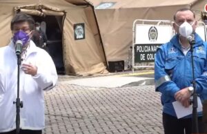 Bogotá, levantan los puntos de vacunación y las pruebas PCR. caludia-lopez-alejandro-gomez