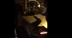 Video: Ladrón en Medellín ruega para que no le dañen el carro en el que huía medellin_robo