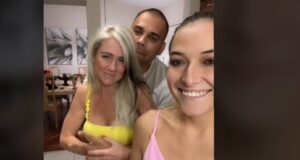 La tik toker quien afirma que comparte a su esposo con su mamá. Madi_Brooks