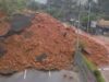 Derrumbe a la altura de Copacabana en Medellín tiene colapsado el tráfico para salir de la ciudad derrumbe copacabana