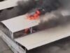 Incendio en parqueadero de conjunto cerrado de Cartagena registrado en video incendio_cartagena