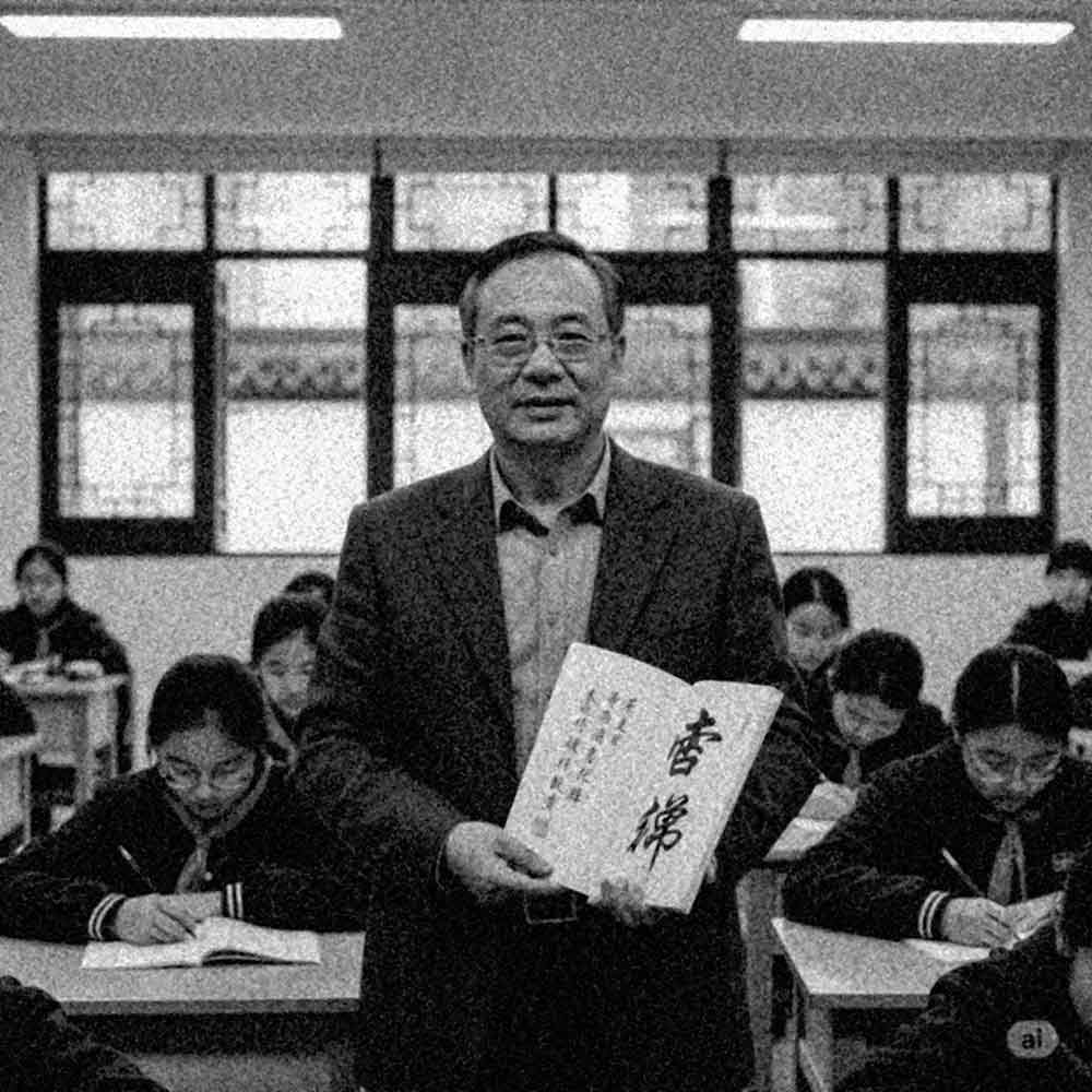 Enag Porin en la escuela en tokio